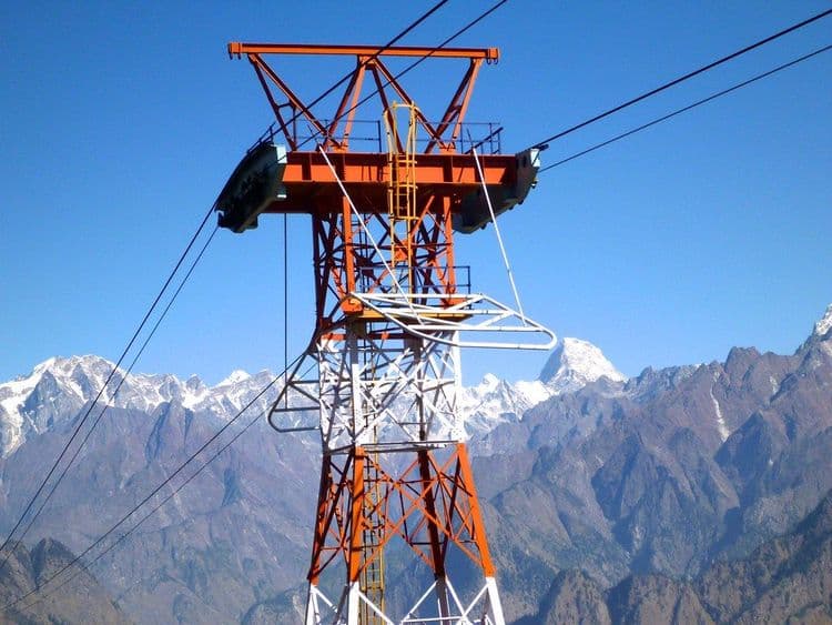 Auli ski lift by Rick McCharles